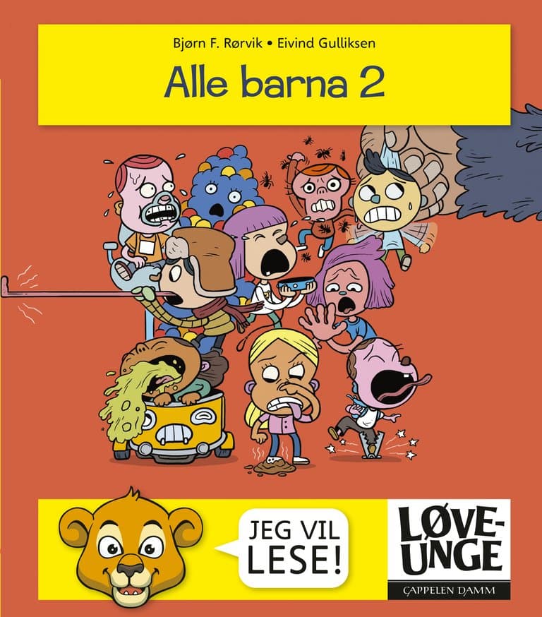 Omslag Løveunge - Alle barna 2 av Bjørn F. Rørvik (Innbundet)