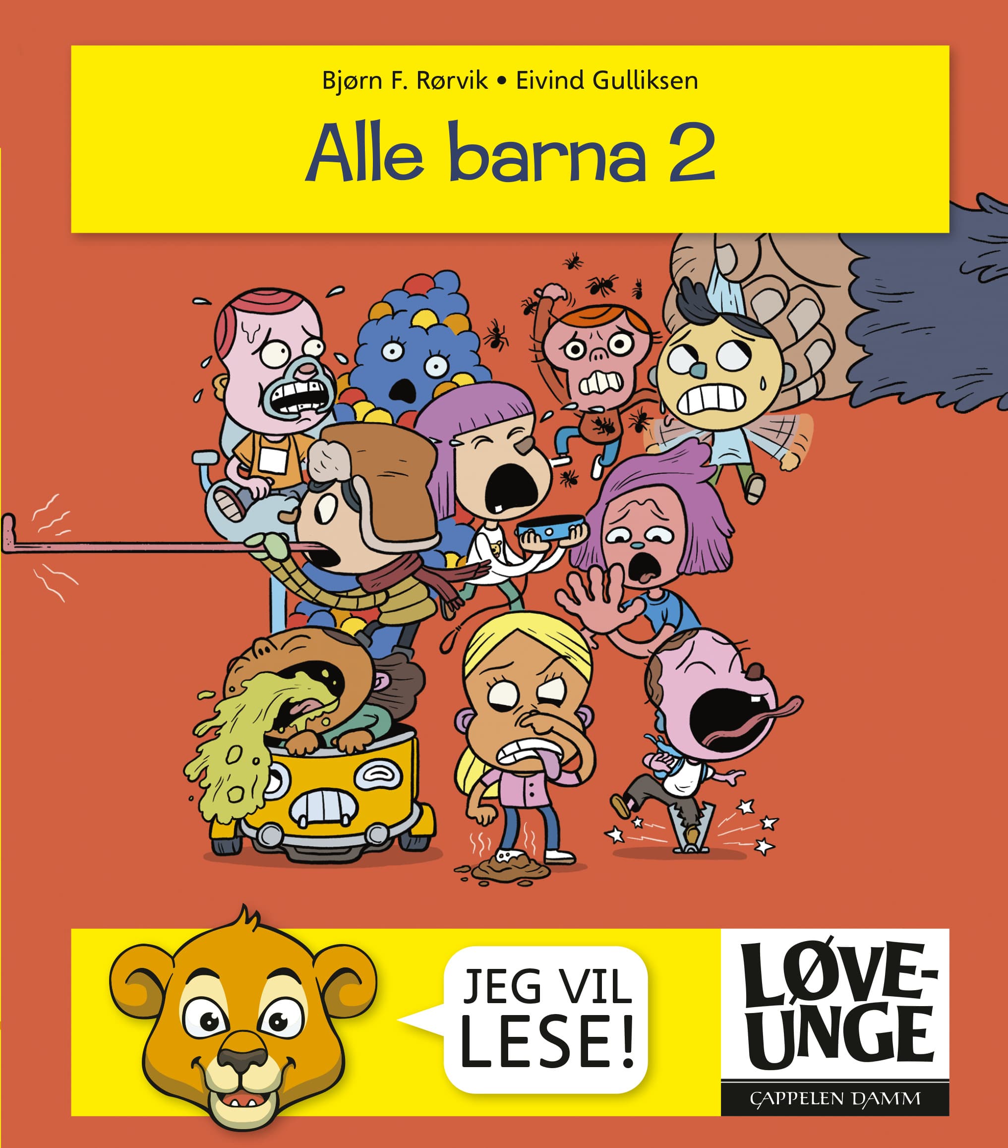 Omslag Løveunge - Alle barna 2 av Bjørn F. Rørvik (Innbundet)