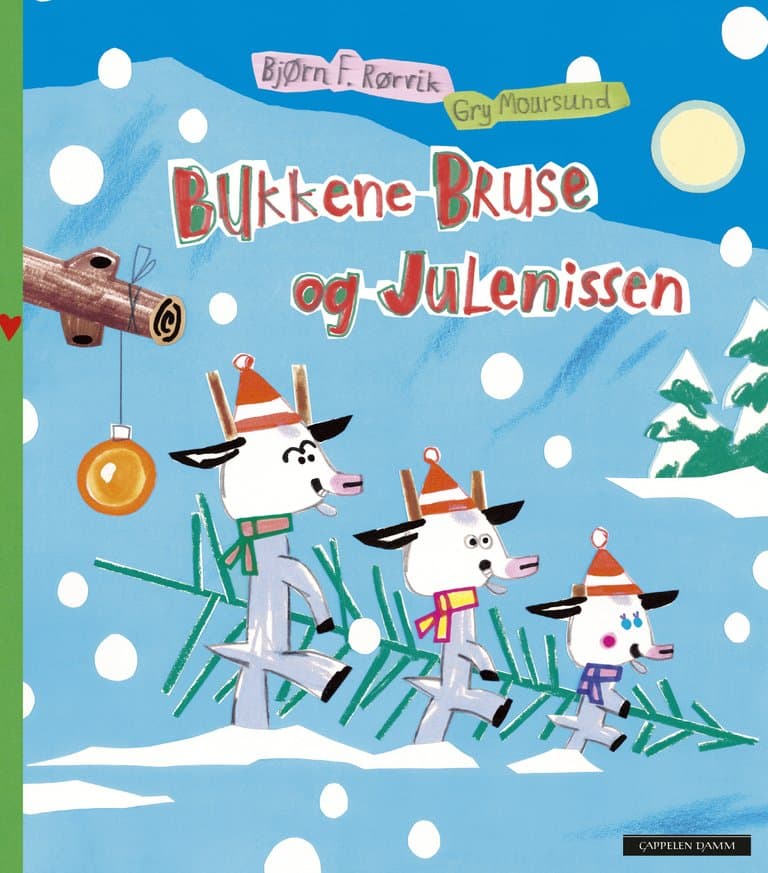 Omslag Bukkene Bruse og julenissen av Bjørn F. Rørvik (Ebok)