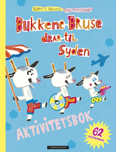 Omslag av "Bukkene Bruse drar til Syden - Aktivitetsbok"