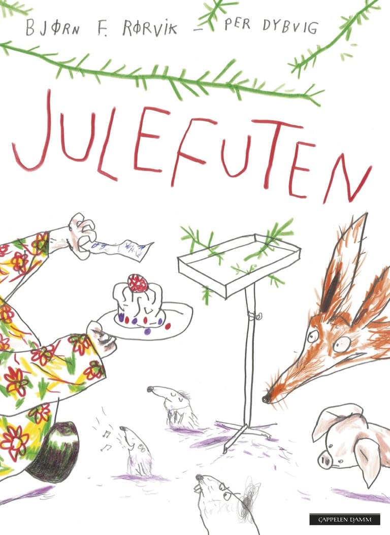 Omslag Julefuten av Bjørn F. Rørvik (Innbundet)
