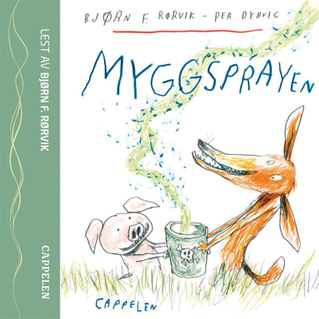 Omslag Myggsprayen av Bjørn F. Rørvik (CD)