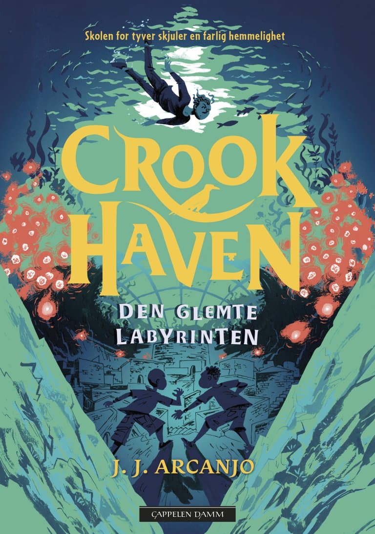 Omslag Crookhaven - Den glemte labyrinten av J. J. Arcanjo (Ebok)