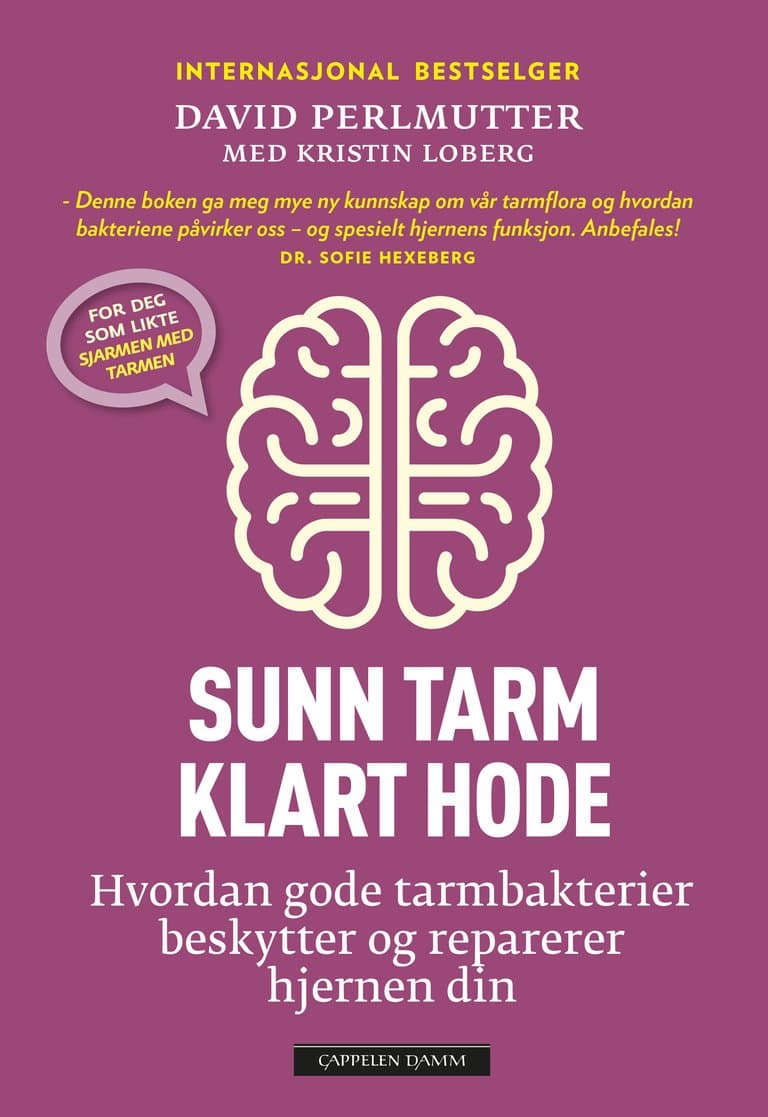 Omslag Sunn tarm - klart hode av David Perlmutter (Ebok)