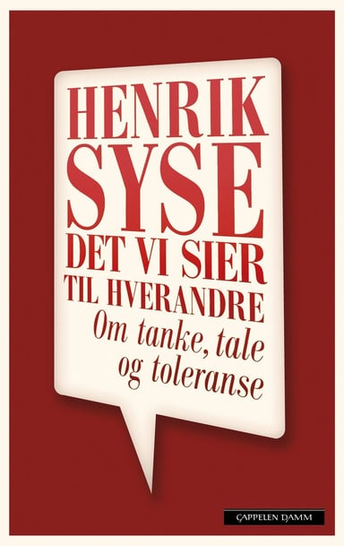 Omslag av "Det vi sier til hverandre"
