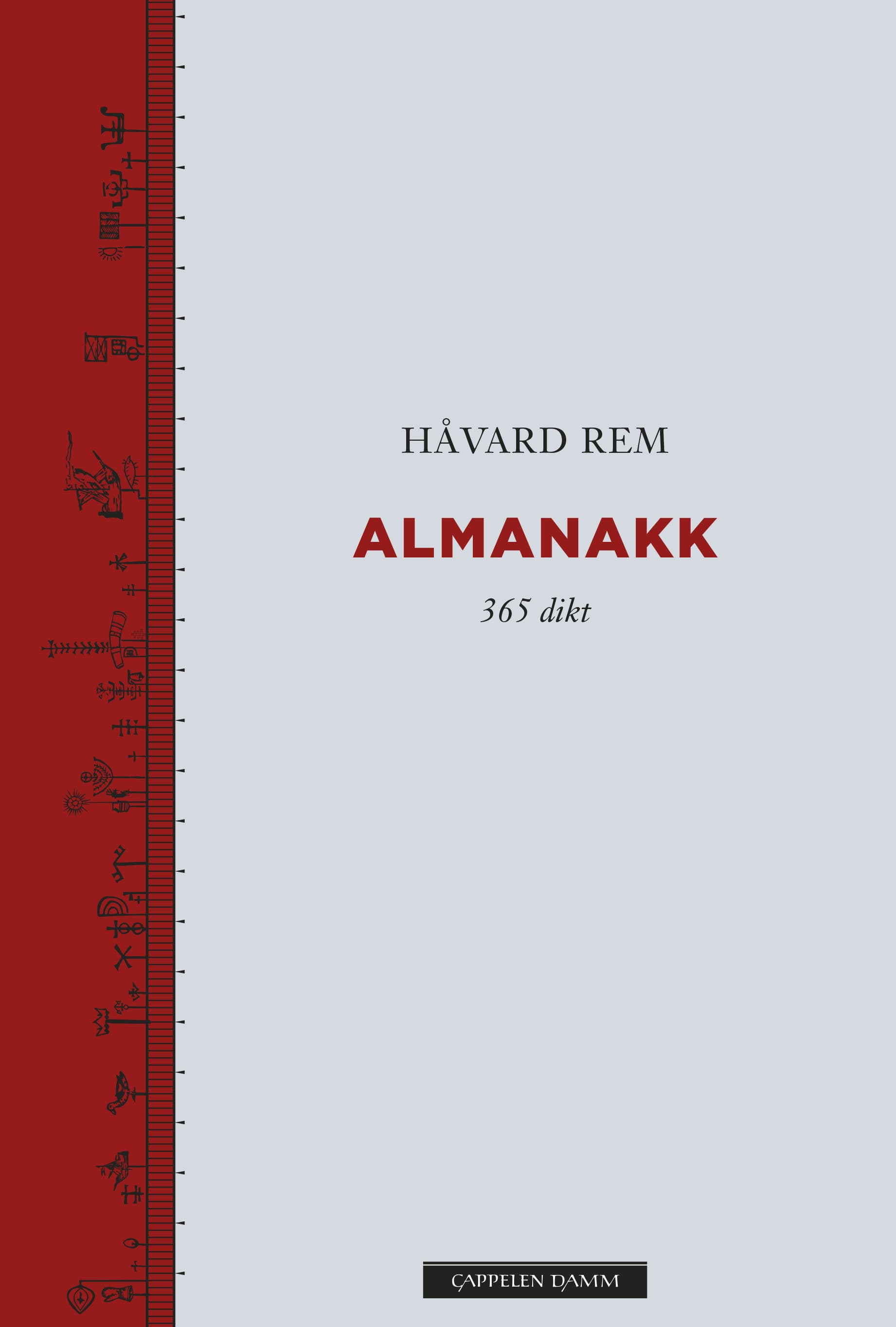 Omslag Almanakk av Håvard Rem (Innbundet)