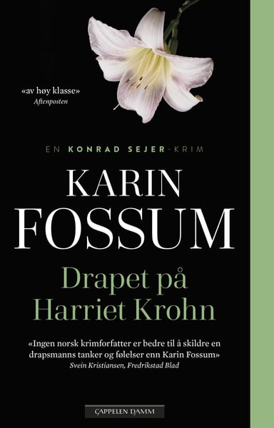 Omslag av "Drapet på Harriet Krohn"
