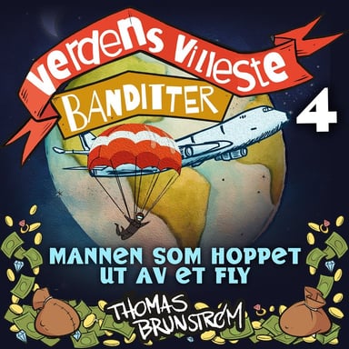 Omslag av "Mannen som hoppet ut av et fly"