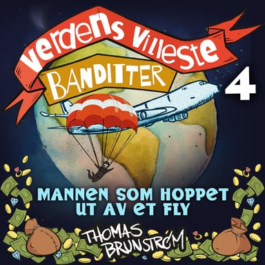 Omslag av "Mannen som hoppet ut av et fly"