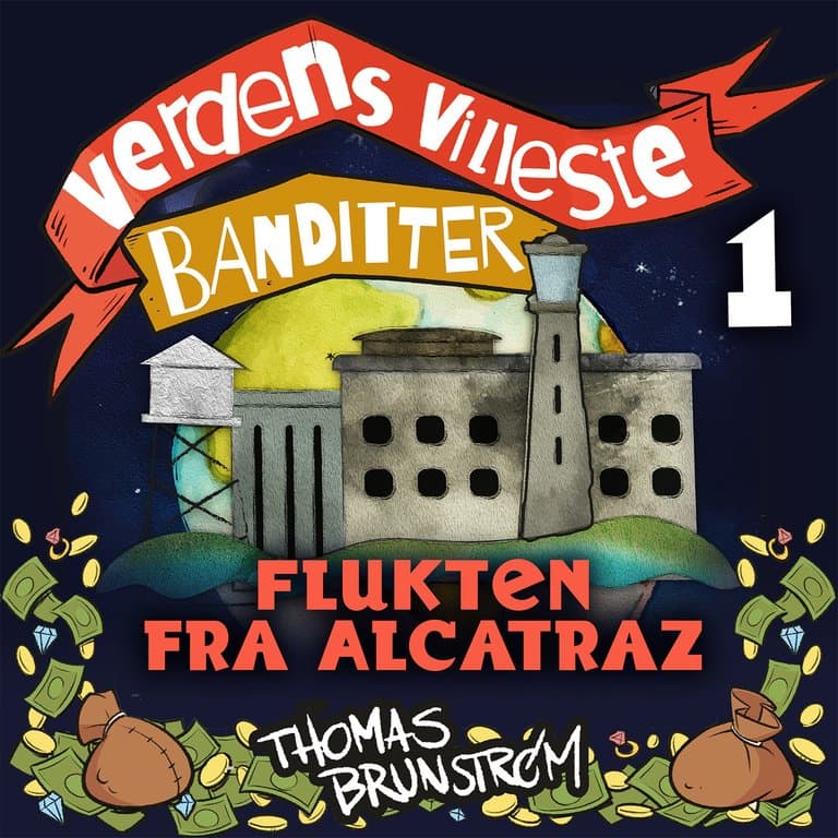 Omslag Flukten fra Alcatraz av Thomas Brunstrøm (Lydbok)
