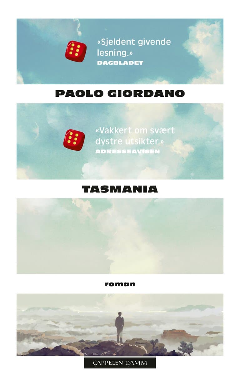 Omslag Tasmania av Paolo Giordano (Heftet)