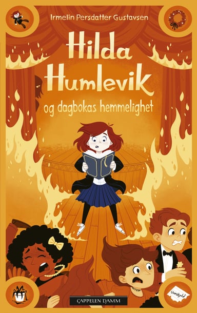 Omslag av "Hilda Humlevik og dagbokas hemmelighet"