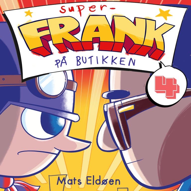 Omslag Super-Frank på butikken av Mats Eldøen (Lydbok)