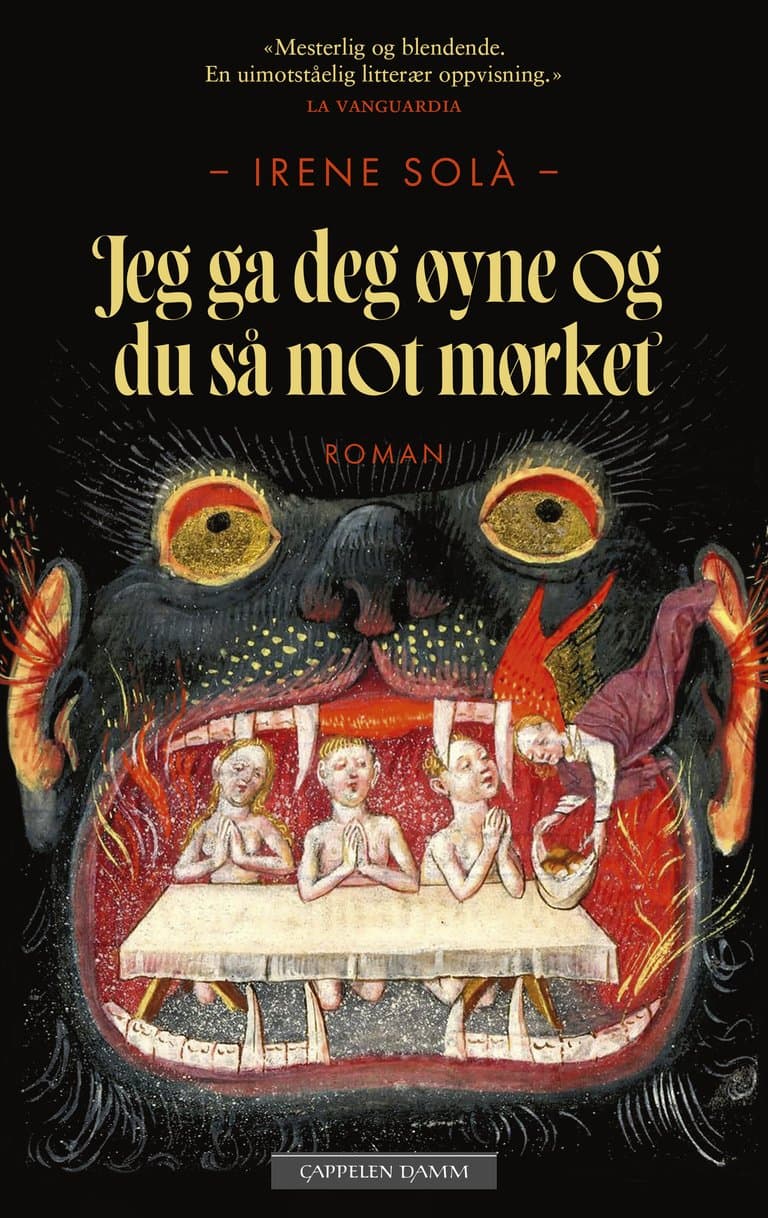 Omslag Jeg ga deg øyne og du så mot mørket av Irene Solà (Innbundet)