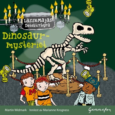 Omslag av "LasseMajas Detektivbyrå - Dinosaurmysteriet"
