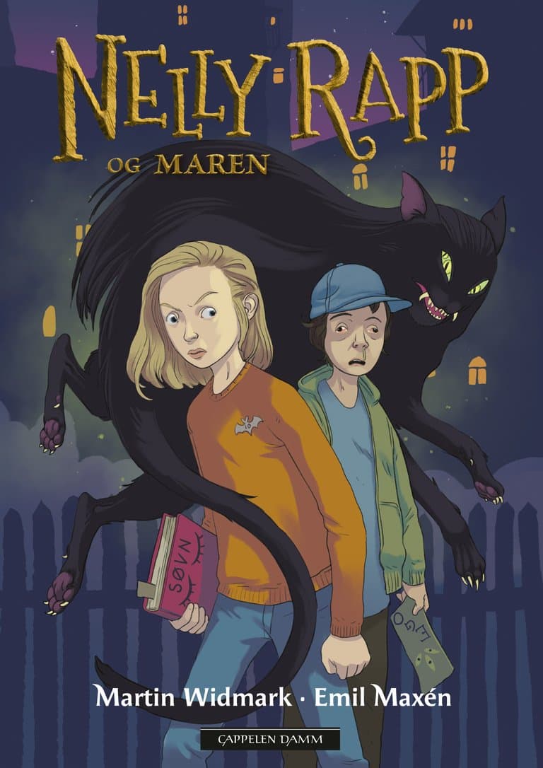 Omslag Nelly Rapp og maren av Martin Widmark (Innbundet)