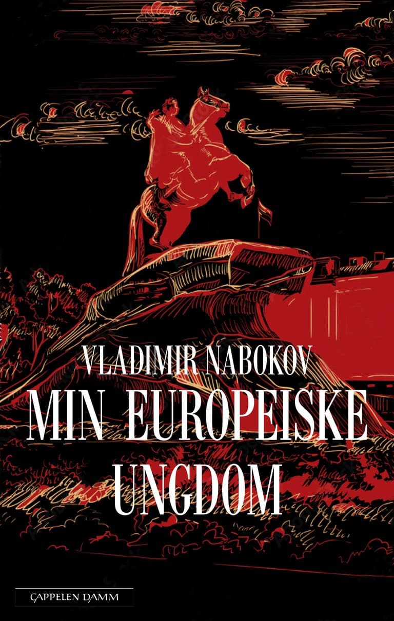 Omslag Min europeiske ungdom av Vladimir Nabokov (Heftet)