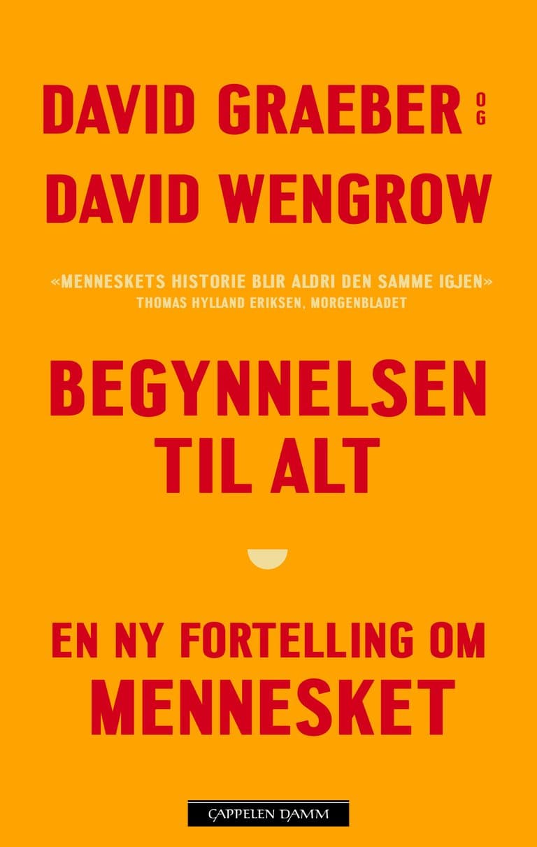 Omslag Begynnelsen til alt av David Graeber og David Wengrow (Ebok)