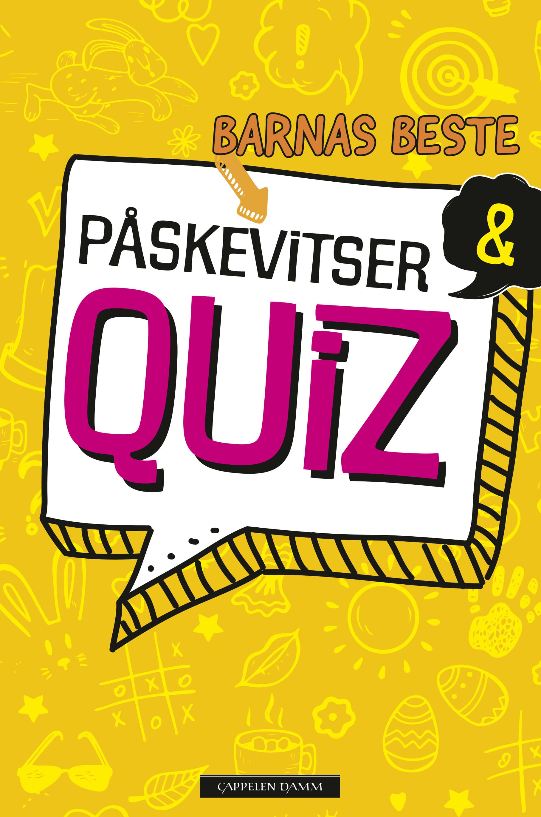 Omslag Barnas beste påskevitser og QUIZ (Ebok)