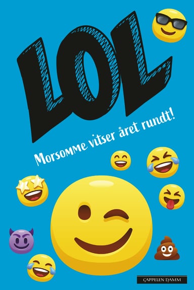 Omslag av "LOL - morsomme vitser året rundt"