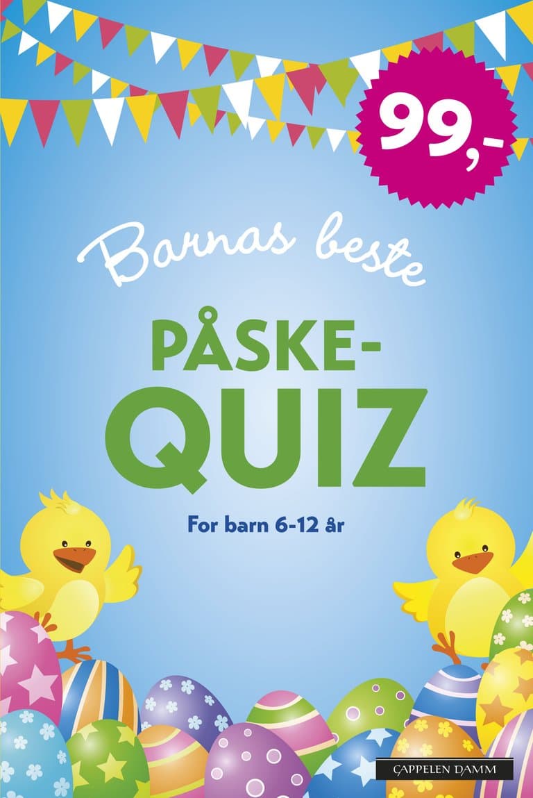 Omslag Barnas beste påskequiz (Heftet)