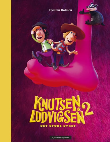 Omslag av "Knutsen og Ludvigsen og Det store dyret"