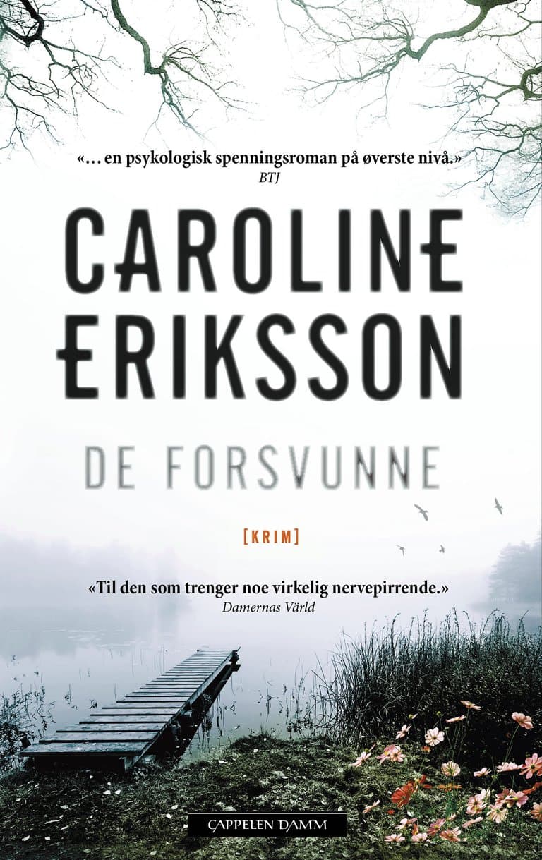 Omslag De forsvunne av Caroline Eriksson (Innbundet)