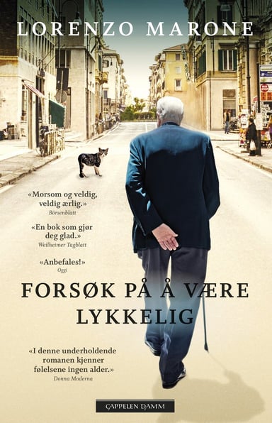 Omslag av "Forsøk på å være lykkelig"