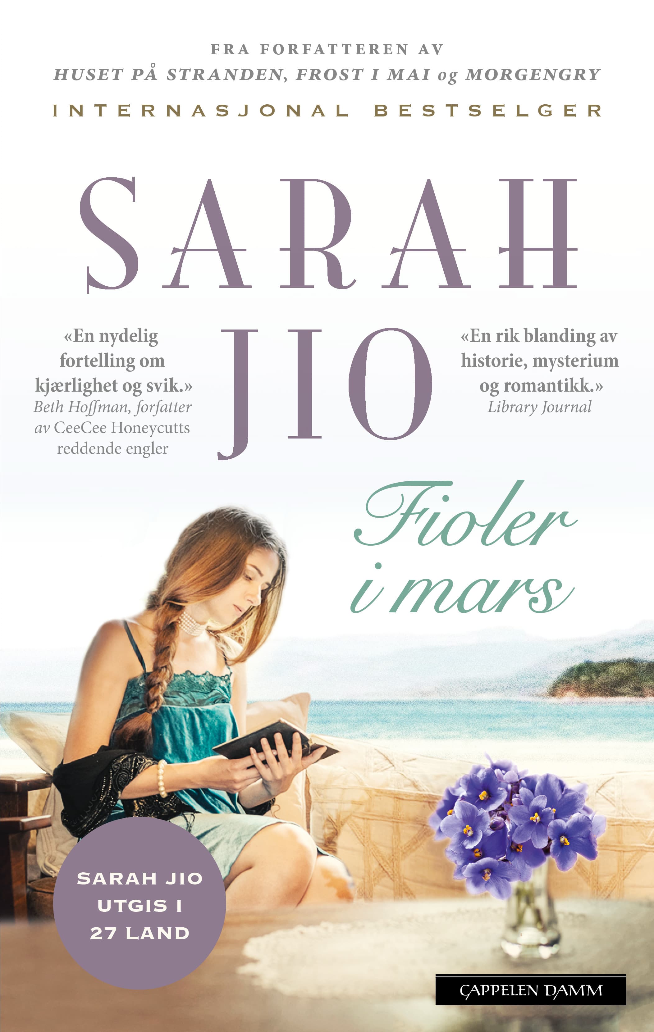 Omslag Fioler i mars av Sarah Jio (Innbundet)