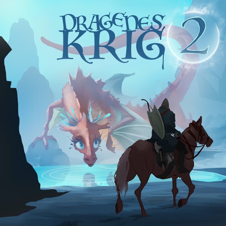Omslag Dragenes krig 2 av Jon Ewo (Lydbok)