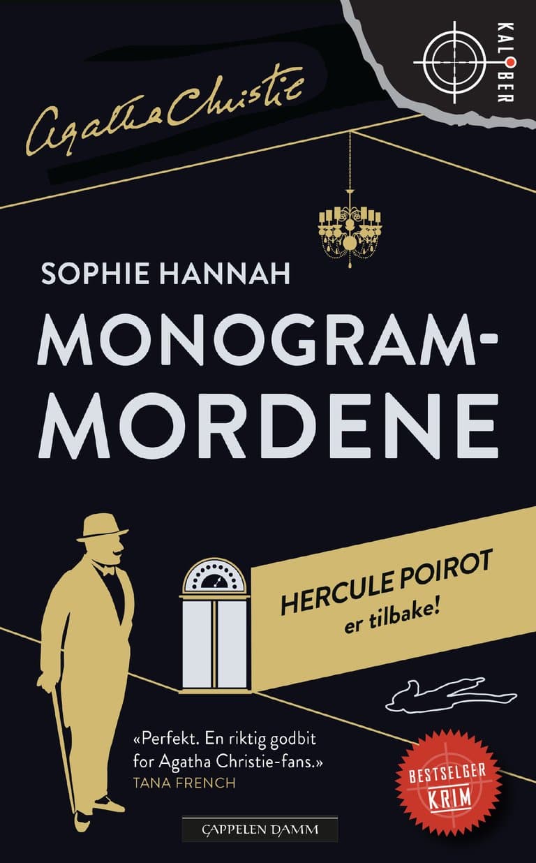 Omslag Monogram-mordene av Sophie Hannah (Heftet)