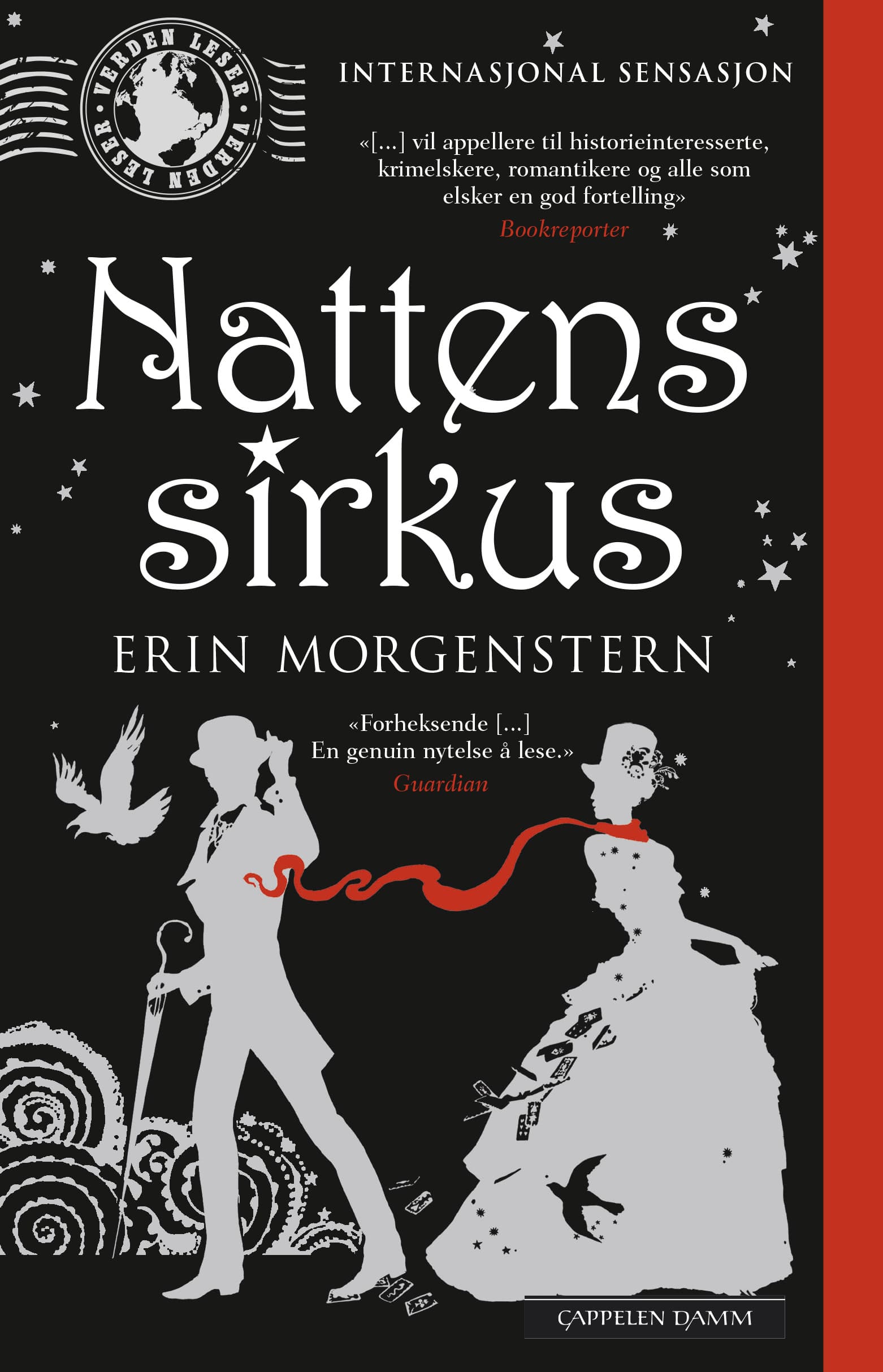 Omslag Nattens sirkus av Erin Morgenstern (Heftet)