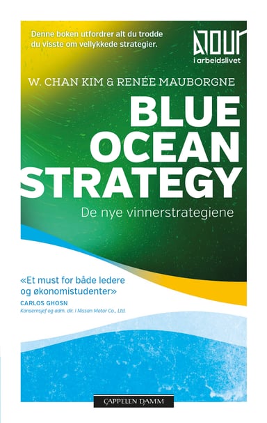 Omslag av "Blue Ocean Strategy"