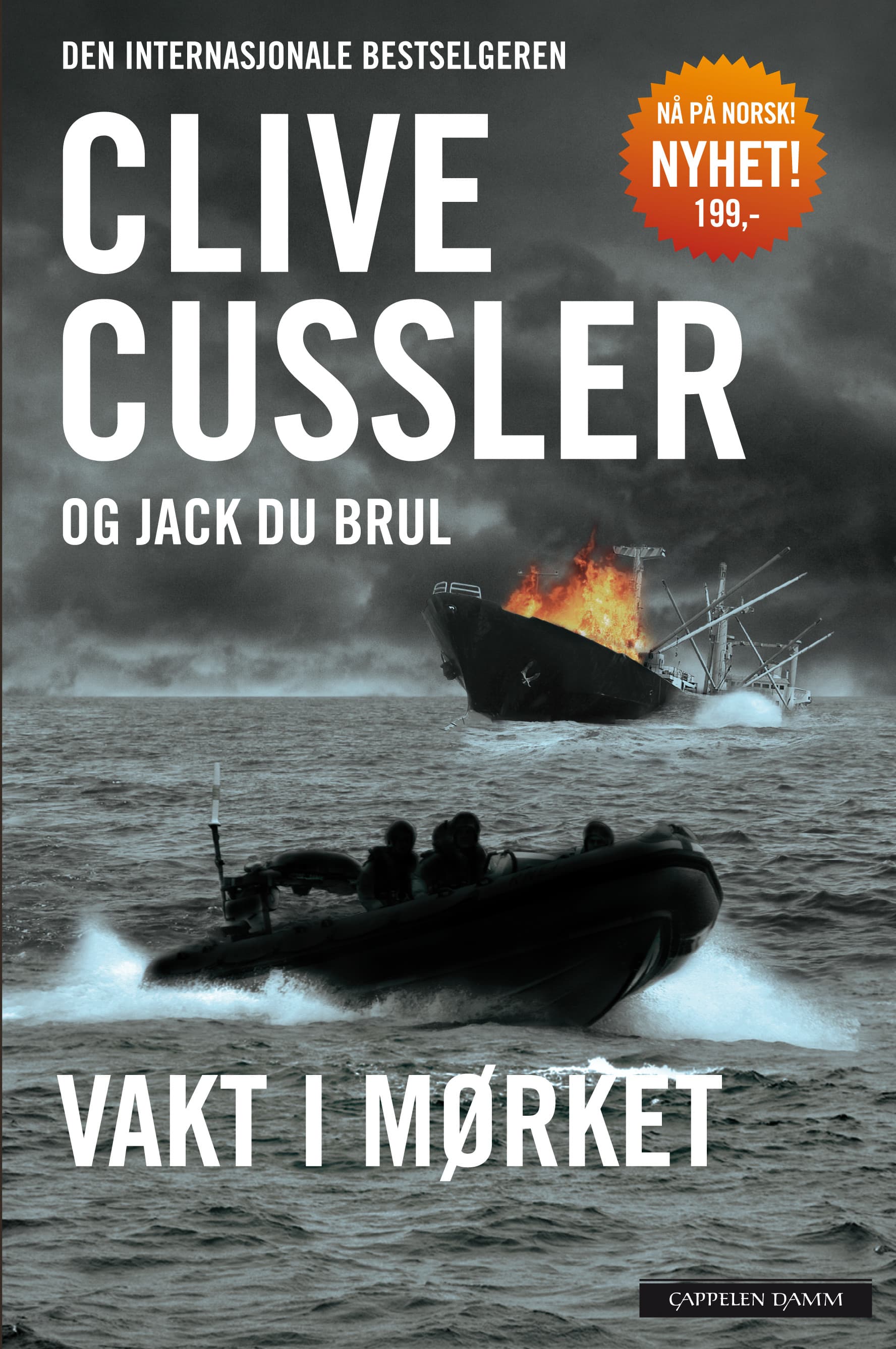 Omslag Vakt i mørket av Clive Cussler og Jack Du Brul (Heftet)