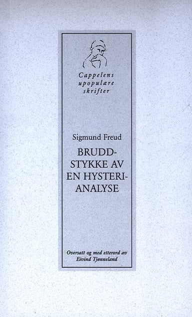 Omslag av "Bruddstykke av en hysterianalyse"