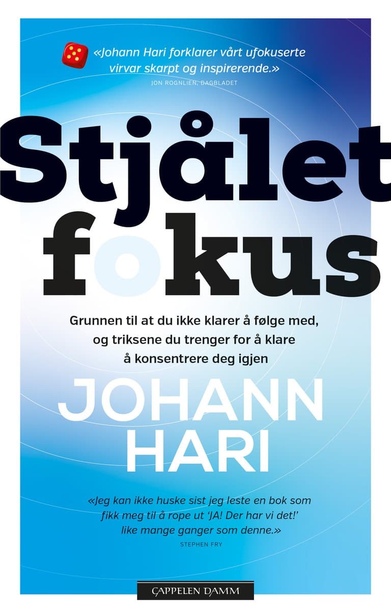 Omslag Stjålet fokus av Johann Hari (Ebok)