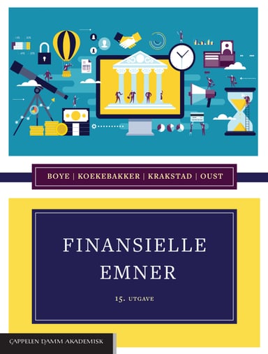 Omslag av "Finansielle emner"