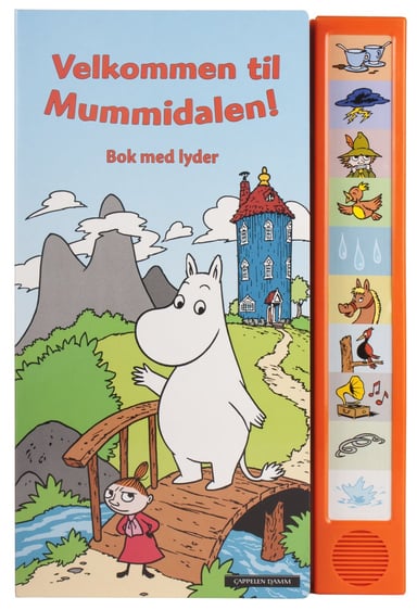 Omslag av "Mummitrollet: Velkommen til Mummidalen! bok med lydpanel"