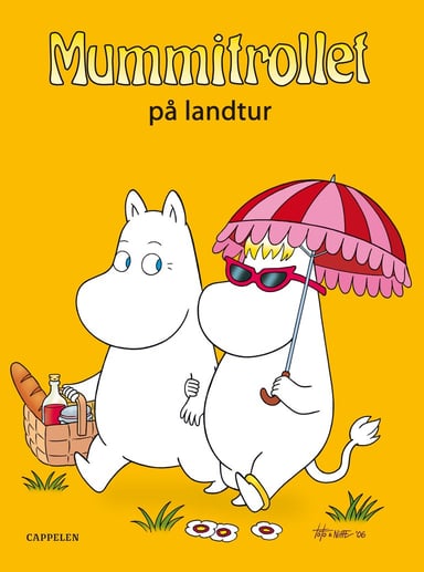 Omslag av "Mummitrollet på landtur"