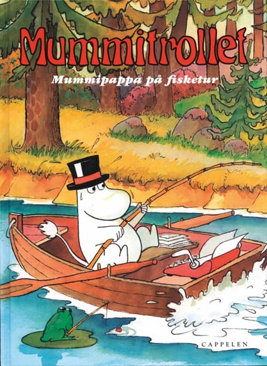 Omslag av "Mummitrollet. Mummipappa på fisketur"