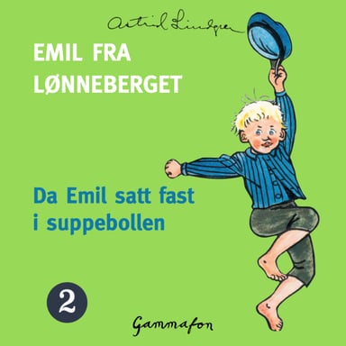 Omslag av "Da Emil satt fast i suppebollen"