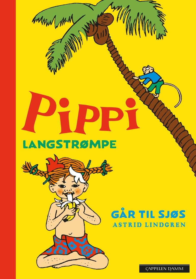Omslag Pippi Langstrømpe går til sjøs av Astrid Lindgren (Innbundet)