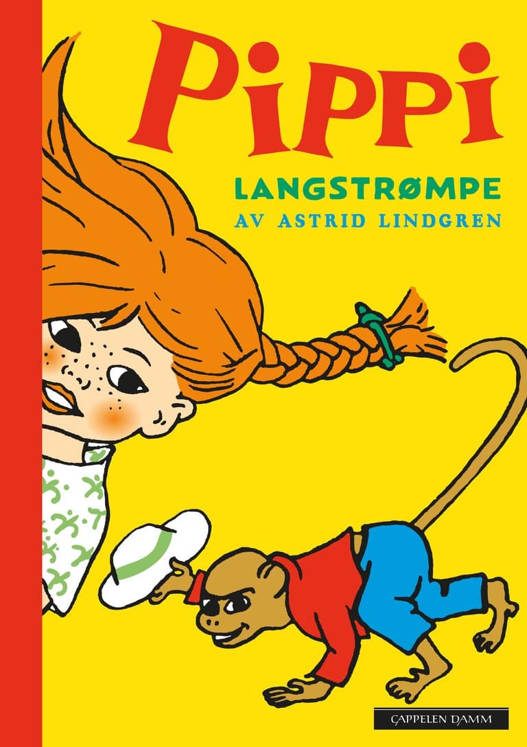 Omslag Pippi Langstrømpe av Astrid Lindgren (Innbundet)