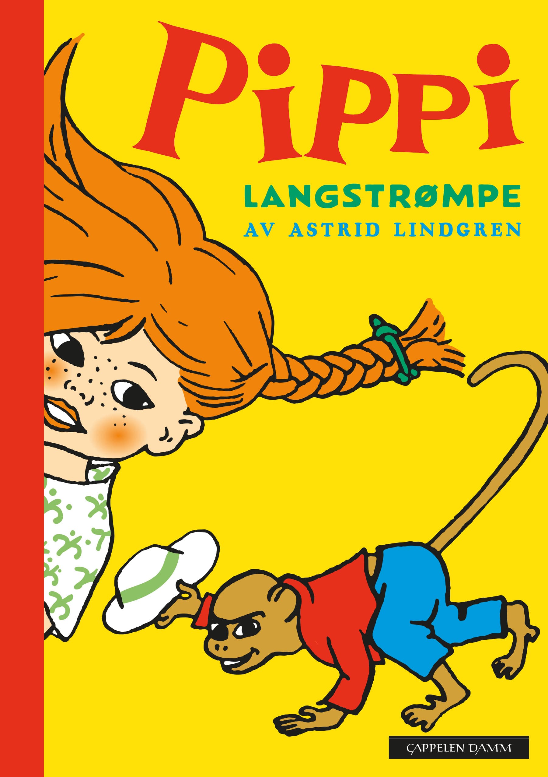 Omslag Pippi Langstrømpe av Astrid Lindgren (Innbundet)