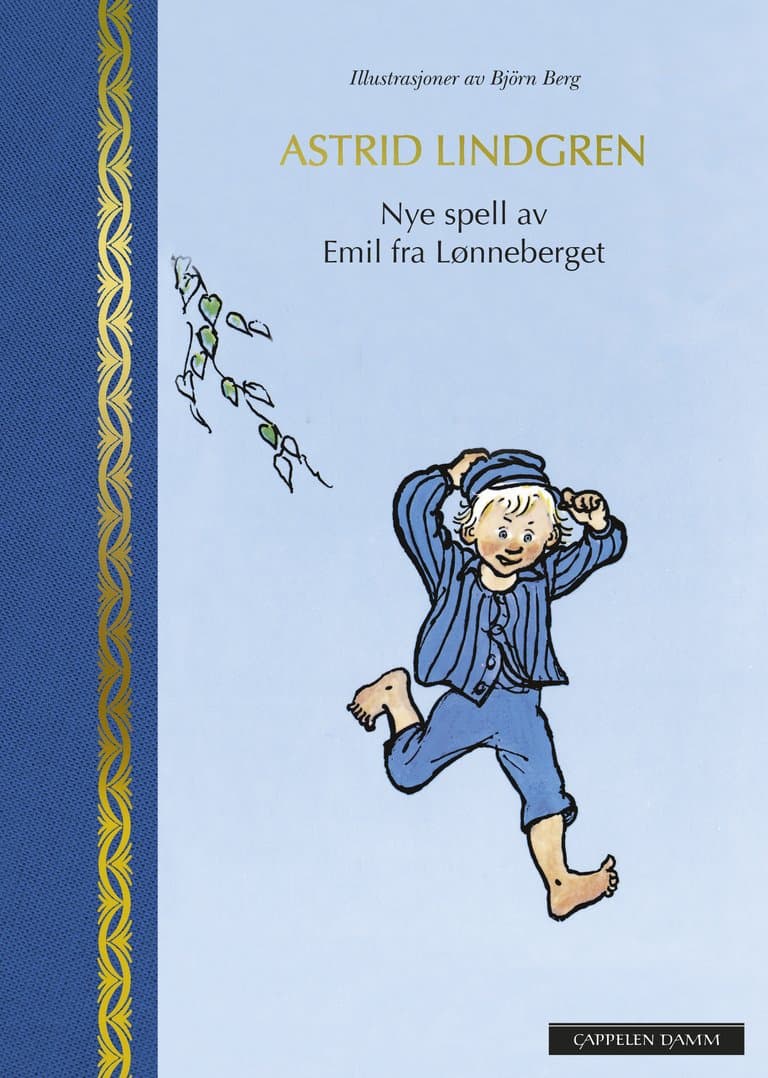 Omslag Nye spell av Emil fra Lønneberget av Astrid Lindgren (Innbundet)
