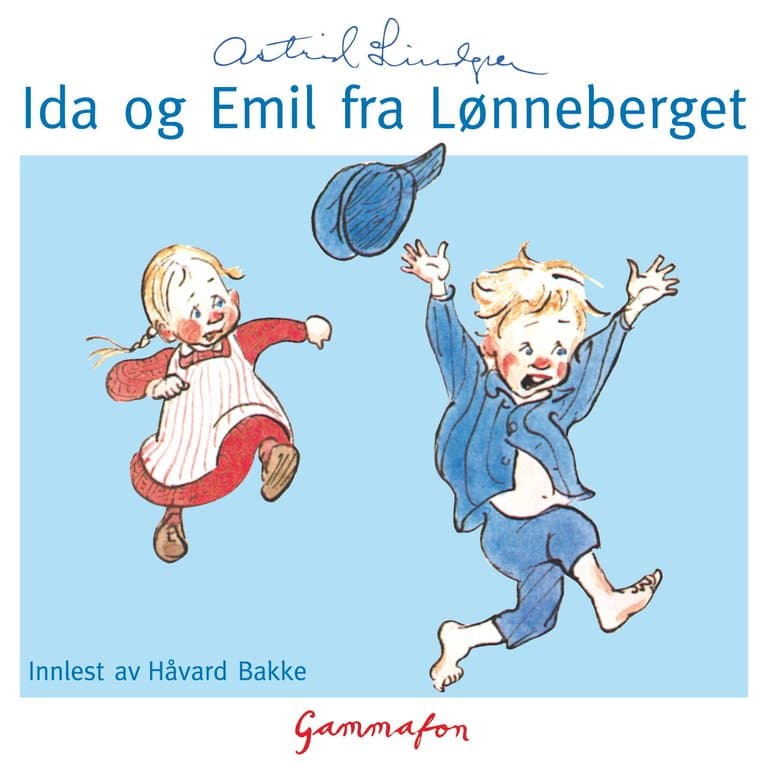 Omslag Ida og Emil fra Lønneberget av Astrid Lindgren (Lydbok)
