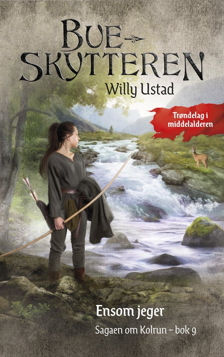 Omslag Ensom jeger av Willy Ustad (Heftet)