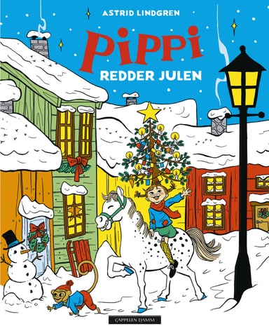 Omslag av "Pippi redder julen"