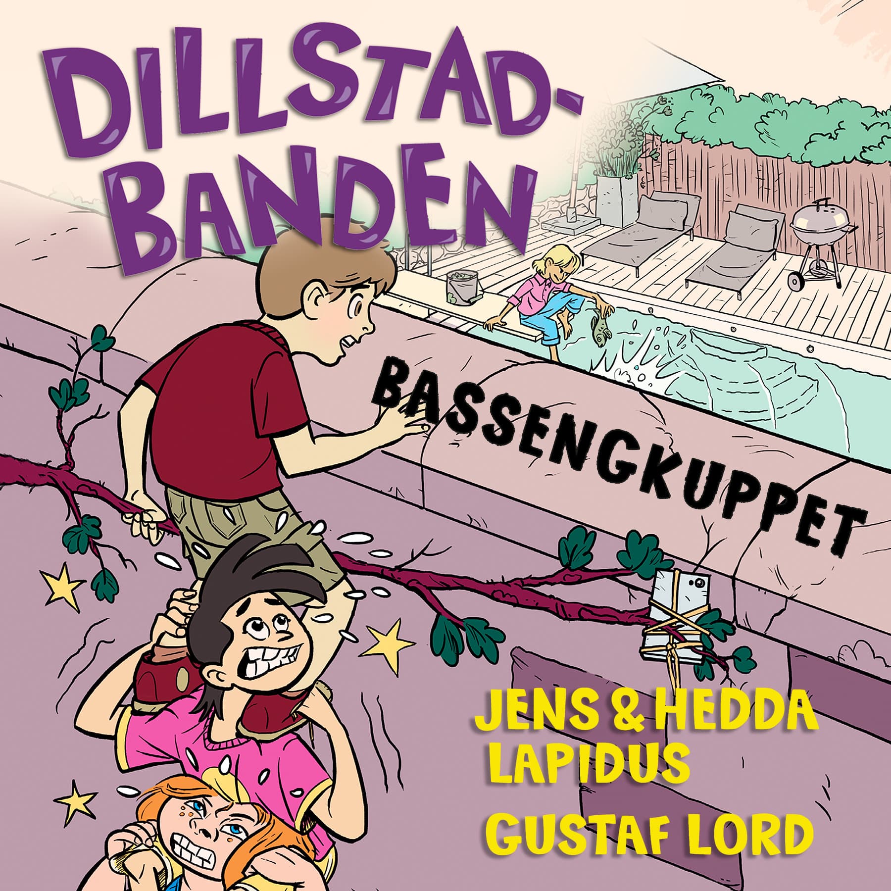 Omslag Bassengkuppet av Jens Lapidus (Lydbok)