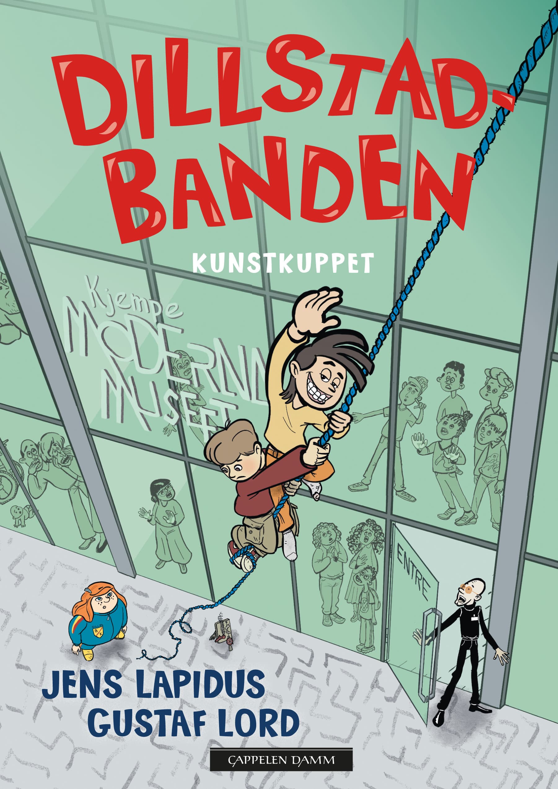 Omslag Dillstadbanden 1: Kunstkuppet av Jens Lapidus (Innbundet)